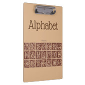 アルファベットクリップボード クリップボード (右)