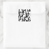 アルファベットグラフィティ スクエアシール (バッグ)