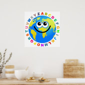 アルファベットグローブ ポスター (キッチン)