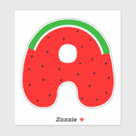 アルファベットシール,文字Aシール,スイカ シール