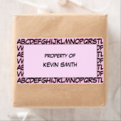 アルファベットスクールラベル ラベル (インサイチュ)