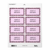 アルファベットスクールラベル ラベル (フルシート)