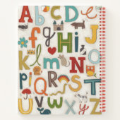 アルファベットスープ ノートブック (裏面)