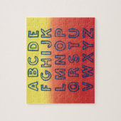 アルファベットチャート大文字サンセットパズル ジグソーパズル (縦)