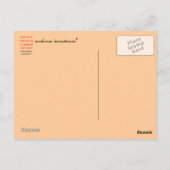 アルファベットハガキ ポストカード (裏面)