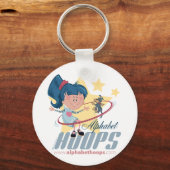 アルファベットバスケのキーチェーン キーホルダー (正面)