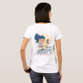 アルファベットバスケ:花輪ティー Tシャツ (裏面フル)