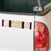 アルファベットバンパーステッカー バンパーステッカー (トラック上)