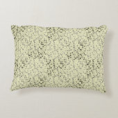 アルファベットパターン01 BW.wイエローBG アクセントクッション (裏面)