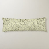 アルファベットパターン01 BW.wイエローBG ボディピロー (裏面)