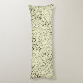 アルファベットパターン01 BW.wイエローBG ボディピロー (裏面 (縦))