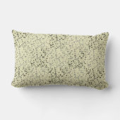 アルファベットパターン01 BW.wイエローBG ランバークッション (裏面)