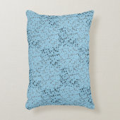 アルファベットパターン01 BW.w青BG アクセントクッション (正面(垂直))