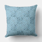 アルファベットパターン01 BW.w青BG クッション (裏面)