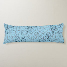 アルファベットパターン01 BW.w青BG ボディピロー