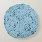 アルファベットパターン01 BW.w青BG ラウンドクッション (裏面)