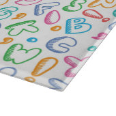 アルファベットパターン カッティングボード (角)