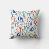 アルファベットパターン クッション (裏面)
