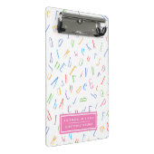 アルファベットパターン – 代替先生/家庭教師 ミニクリップボード (アングル)