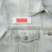 アルファベットパターン – 代替先生/家庭教師 名札 (インサイチュ)