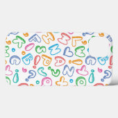 アルファベットパターン Case-Mate iPhoneケース (裏面 (横))
