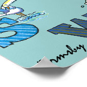 アルファベットビーチ – ポスター (角)