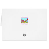 アルファベットフィエスタ誕生日カードのパーソナライズ (裏面横)