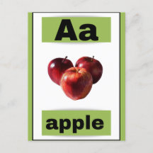 アルファベットフラッシュカ実在ッド(写真付き)