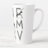 アルファベットブラック カフェラテマグ (右)