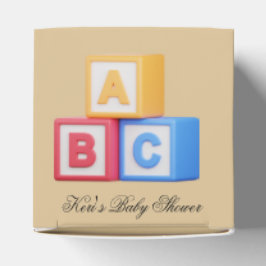 アルファベットブロック A-B-C ギフトボックス フェイバーボックス