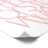 アルファベットプリント ポスター (角)