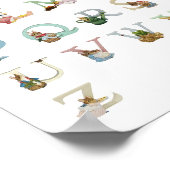 アルファベットプリント ポスター (角)