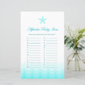 アルファベットベビーアイテム – ベビーシャワーゲーム (スタンド正面)