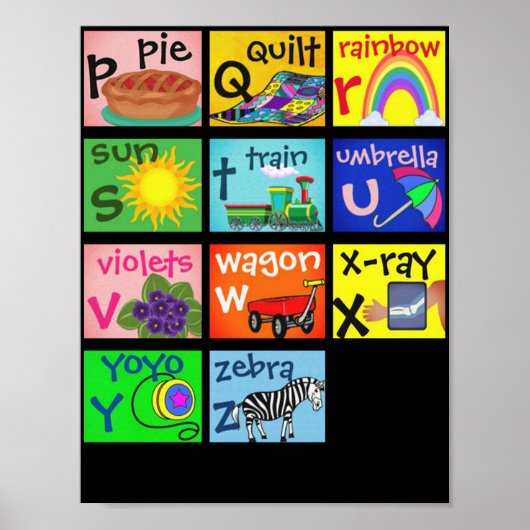 アルファベットページ2ポスター ポスター (正面)