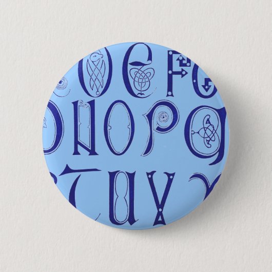 アルファベットボタン 缶バッジ (正面)