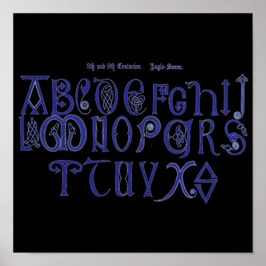 アルファベットポスター ポスター (正面)