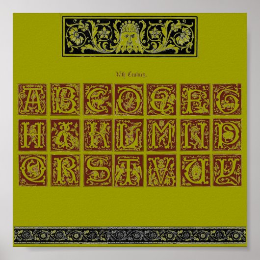 アルファベットポスター ポスター (正面)