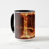 アルファベットマグカップ： 'D' マグカップ (正面左)