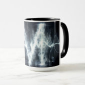 アルファベットマグカップ： 'M' マグカップ (正面右)