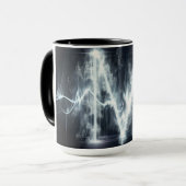 アルファベットマグカップ： 'M' マグカップ (正面左)