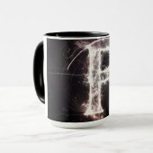 アルファベットマグカップ： 'P' マグカップ (正面左)