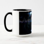 アルファベットマグカップ： 'T' マグカップ (左)