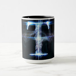 アルファベットマグカップ： 'T' マグカップ