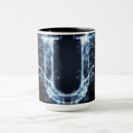 アルファベットマグカップ： 'U' マグカップ