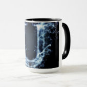 アルファベットマグカップ： 'U' マグカップ (正面右)