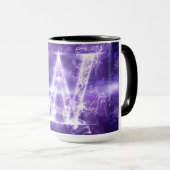 アルファベットマグカップ： 'W' マグカップ (正面右)