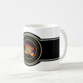 アルファベットマグ付きアルメニア国旗 コーヒーマグカップ (正面右)