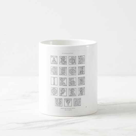 アルファベットマグ コーヒーマグカップ (中央)