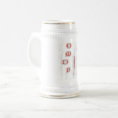 アルファベットマグ ビールジョッキ (正面左)