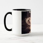 アルファベットマグ： 'F' マグカップ (左)